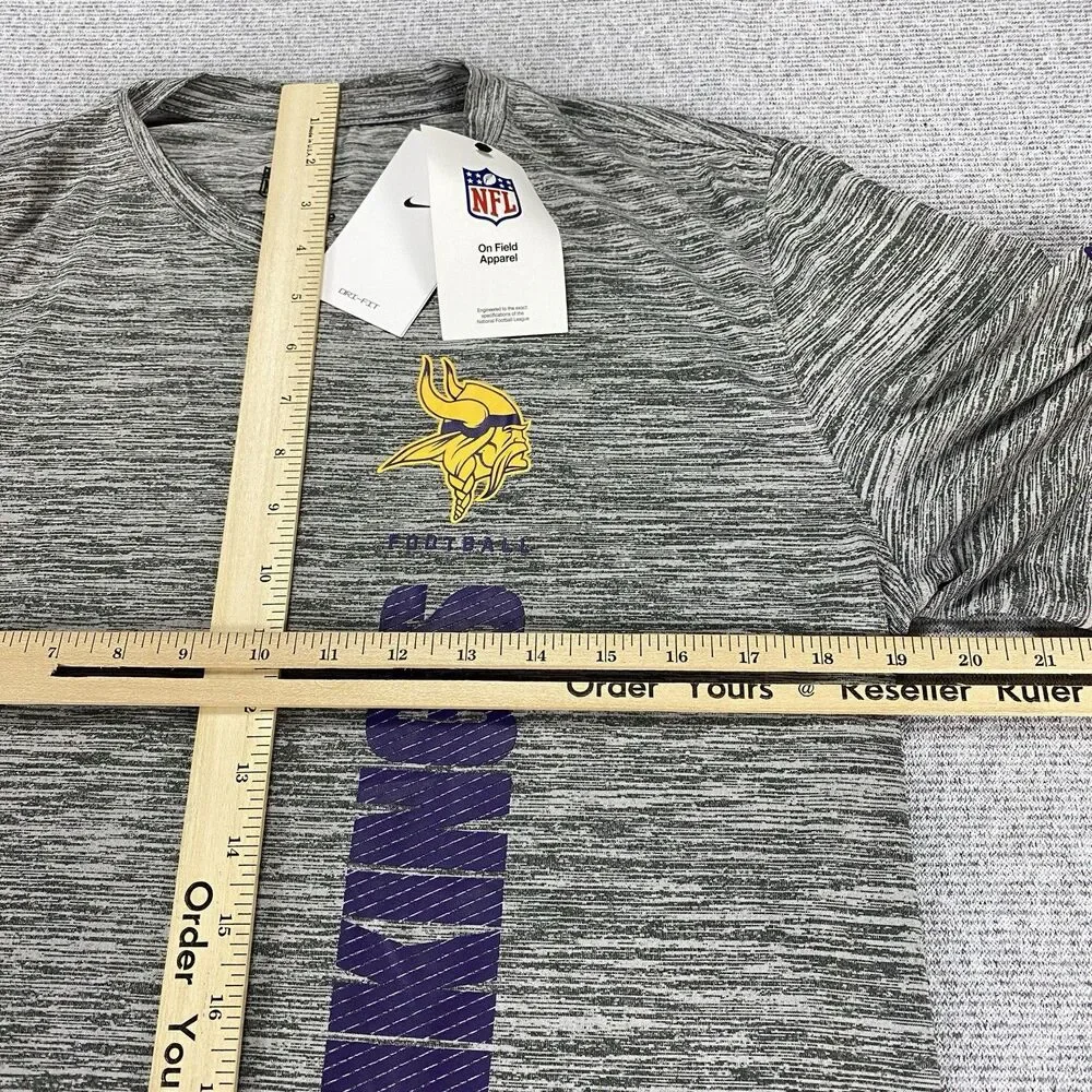 Minnesota Vikings Nike NFL On Field Dri-Fit Short Sleeve‎ Shirt MSRP $40